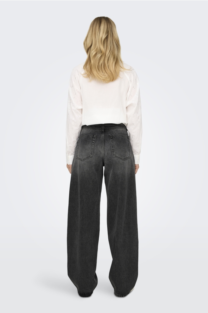 ONLGIANNA MW STRAIGHT DNM DOT980 NO 15347094 Washed Black
